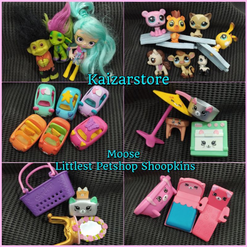 Mainan Moose Ori Mcd Shoopkins Happy Places Curie Cars Littlest Petshop Preloved McDonald's