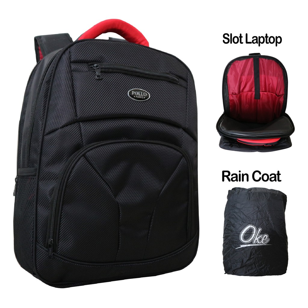 Tas Ransel Gendong Pria Kerja Kantor Kuliah Backpack Laptop Elegan