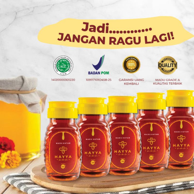 

Madu Hutan Hayya 130gram
