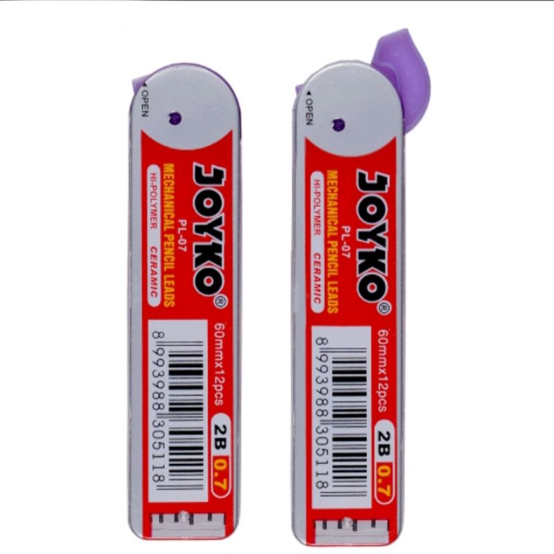 

Pencil Lead / Isi Pensil Mekanik Joyko PL-07 / 2B / 0.7 mm