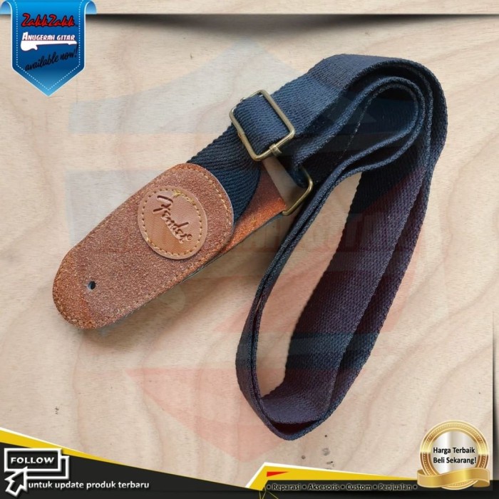 Strap Polos Gitar Akustik Elektrik Sabuk Gitar