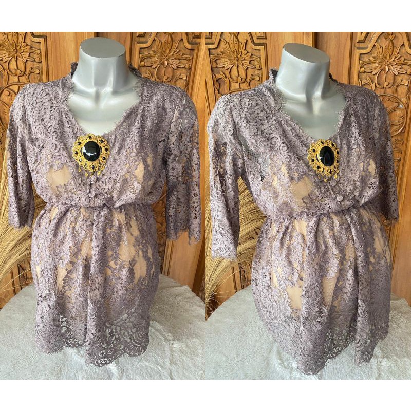 Kebaya Bali By Ani Kebaya Hamil Leher Segilima
