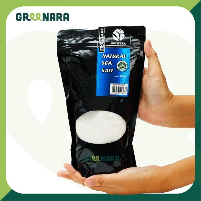 

Nucifera Natural Sea Salt 500gr / Garam Laut Alami Berkualitas