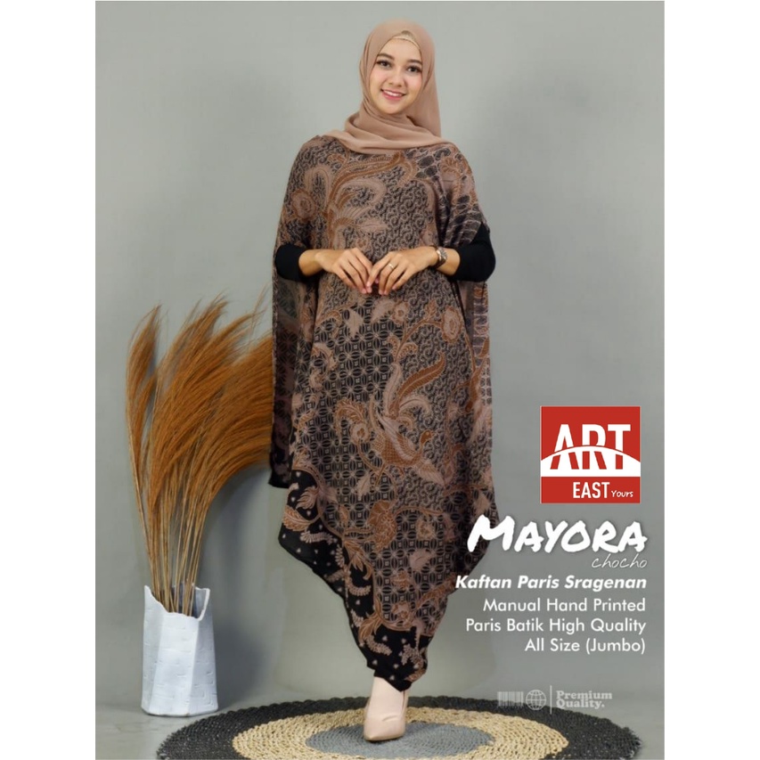 MAYORA Model Baju Kaftan Batik Wanita Dewasa Remaja Kekinian Jumbo Modern Terbaru 2021 Original Bisa COD-1