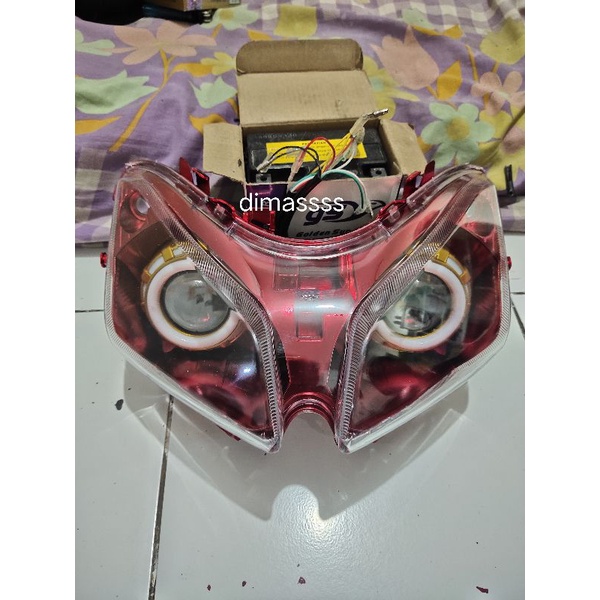 Reflektor plus projie high low vario cw 110 karbu plus senja mata elang