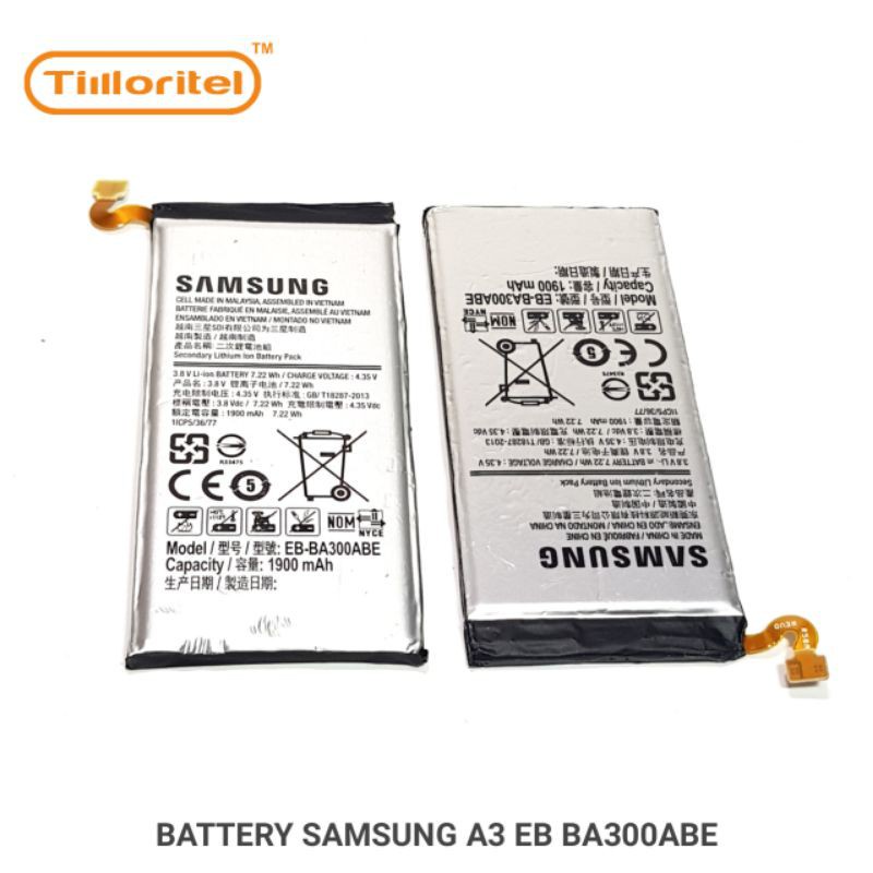 BATTERY BATERAI BATRE SAMSUNG A3 / EB BA300ABE