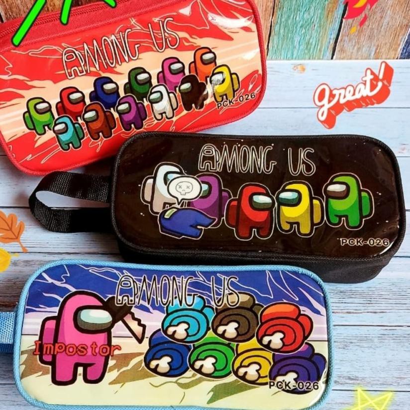 

9.9 COD Case Tempat Pensil Sleting AMONG US