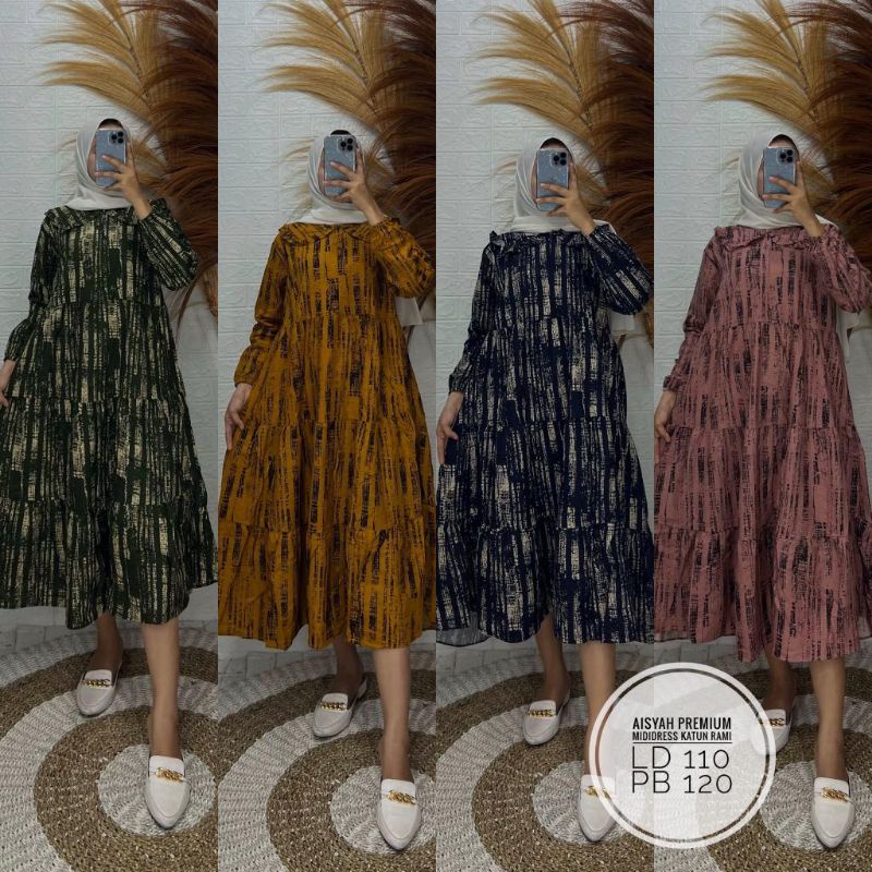 MIDI DRESS KATUN RAMI