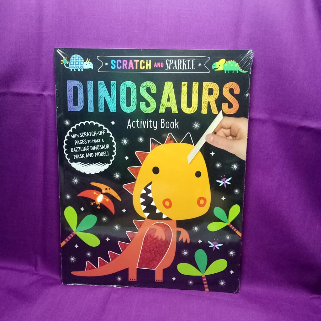 Scratch and Sparkle Dinosaurs Activity Book