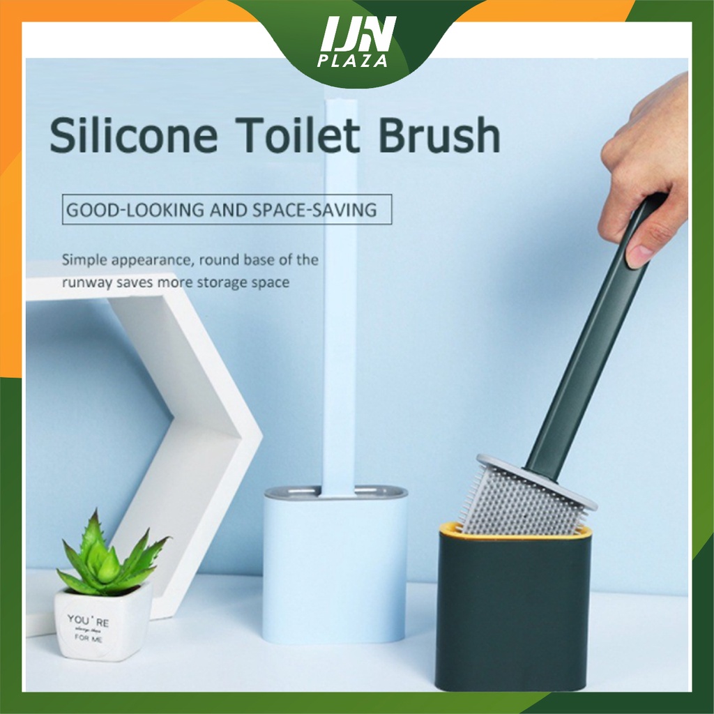 ❤ IJN ❤  Sikat Toilet Pembersih Kloset Brush Silicone Elastis Silikon Wc Closet Flexible Alat Kamar Mandi