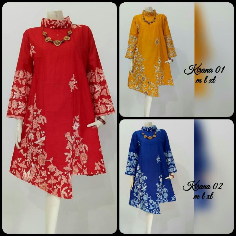 TUNIK BATIK KIRANA MODERN EKSKLUSIF UNGGUL JAYA