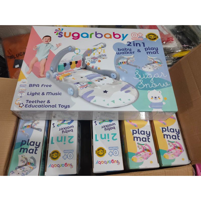 Sugarbaby 2in1 Babywalker &amp; Playmat