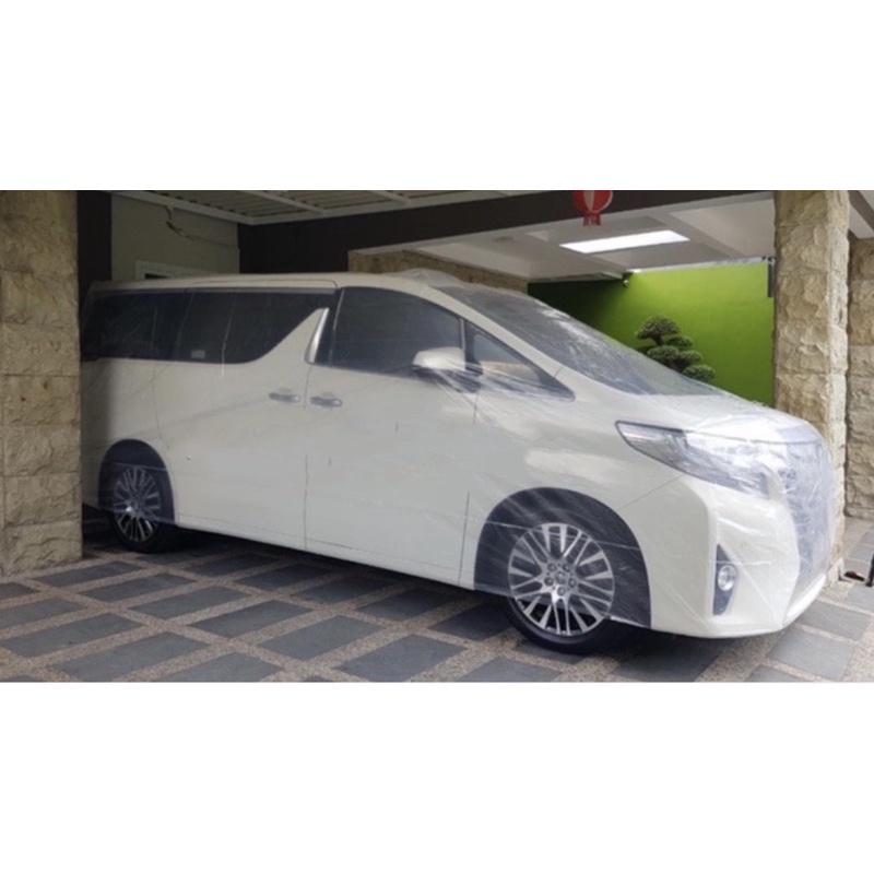 COVER MOBIL TRANSPARAN TEBAL 100 MIKRON FORTUNER PAJERO HARDTOP MOBIL SARUNG MOBIL ALPHARD WATERPROOF