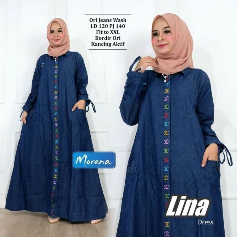 Dress Jeans Denim Wanita Original Amara Amanajwa Clara Denima Fregga Fuji Jovita Lina Kiara Ulfa Tokyo Stone