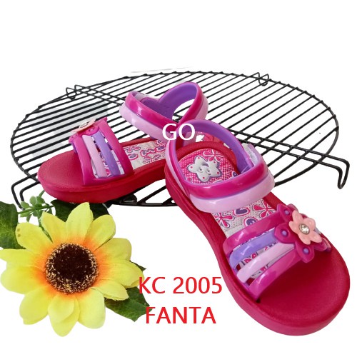 sogo  NEW ERA BB/KC CNC 2005 Sepatu Sandal Anak Jelly Tali Belakang Sandal Bayi Perempuan Original