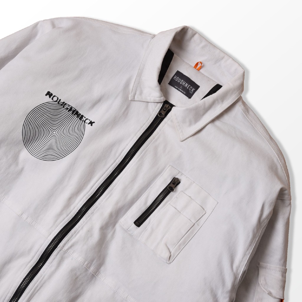 JAKET MURAH COCOK LEBARAN HARI RAYA / FJ556 SARVAGO FLIGHT WHITE