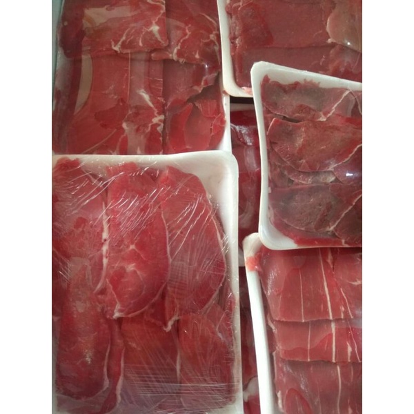 

Slice Beef Daging Iris tipis tanpa lemak frozen food jakarta bekasi