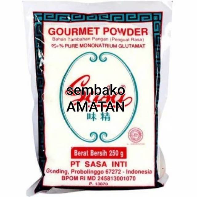 Sasa Gourmet Powder 250 Gram / Sasa Penyedap Rasa 250 Gram