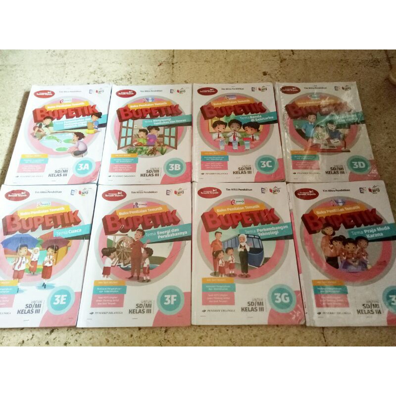 BUPETIK Erlangga Kelas 3 K13 (Bekas)
