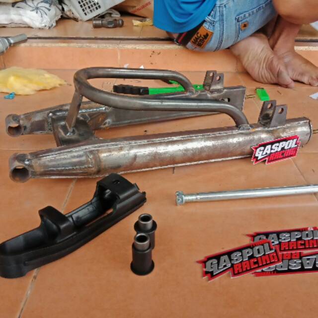 Swing Arm Oval RX King Bahan Besi Tebal Las-lasan Kuat Mentah