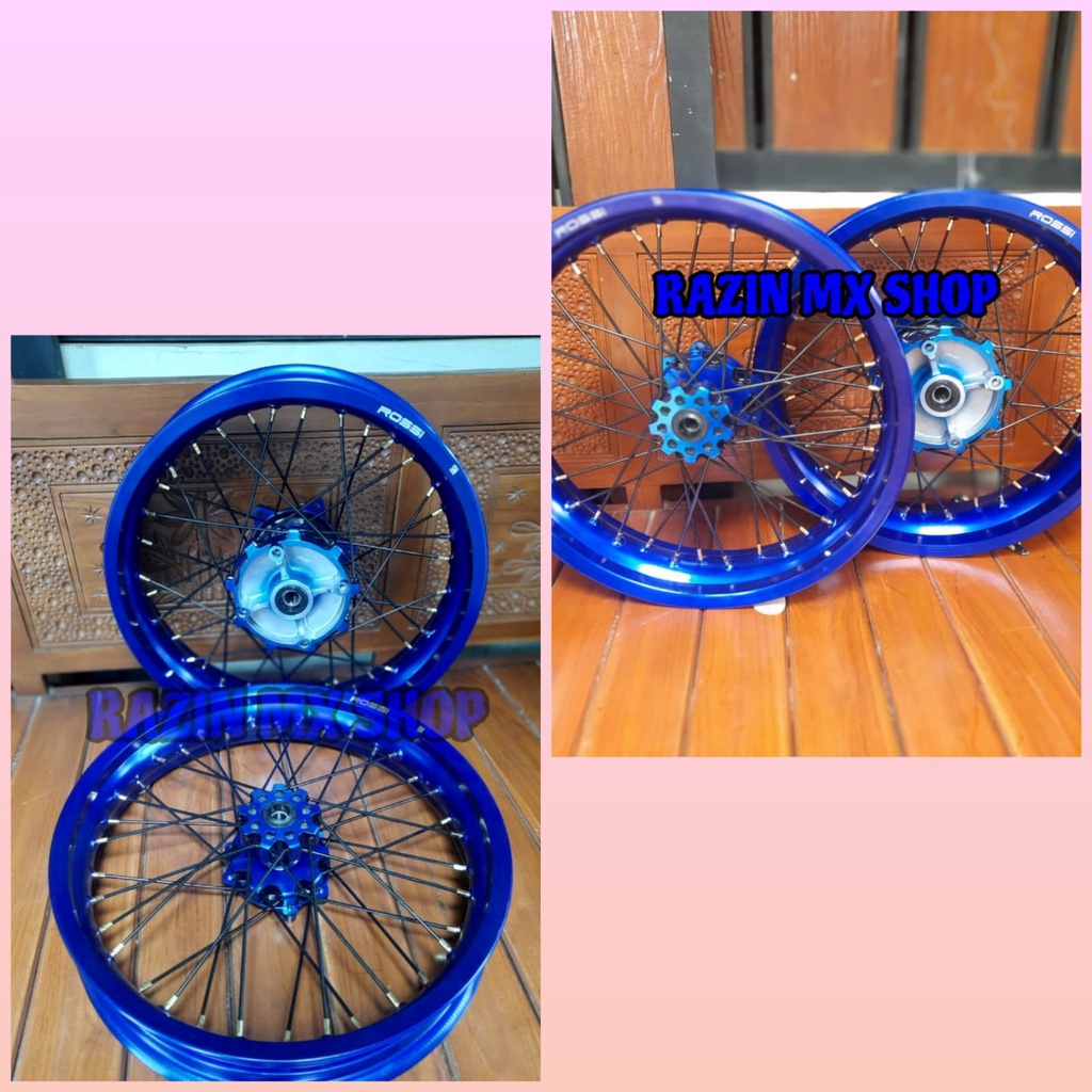 Rakitan Velg Set Tanpa Ban Supermoto Honda CRF 150 L 300 350 Ring 17