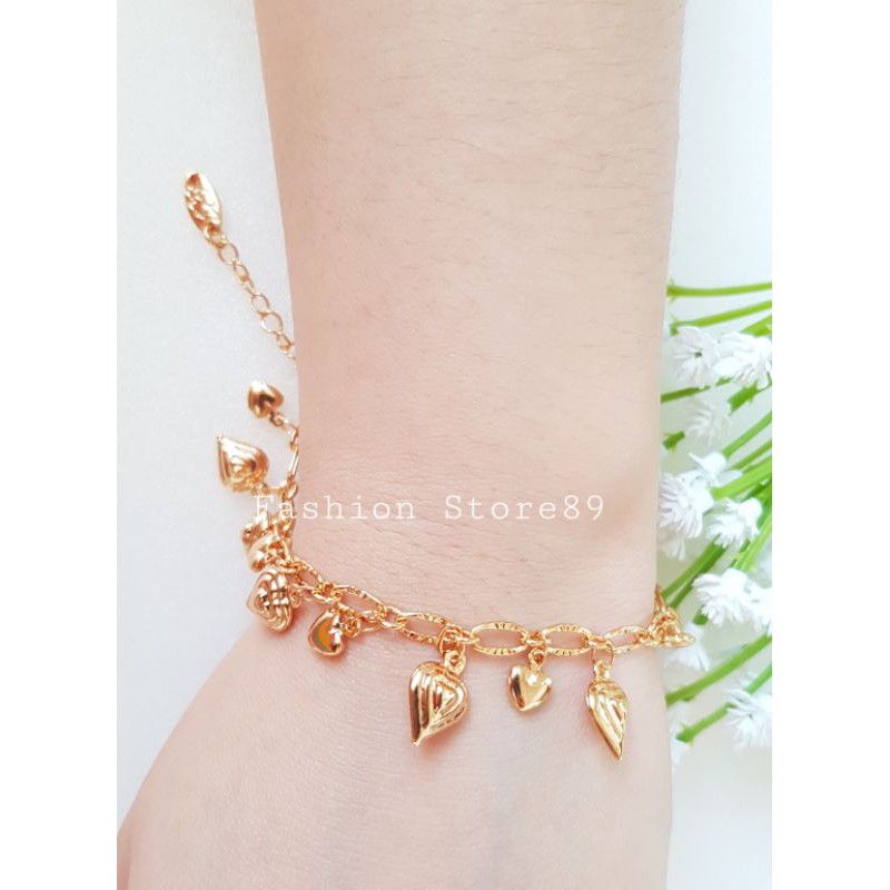 gelang rantai jurai love impor xuping yaxiya fashion love jurai gelang tangan rantai jurai TR02140