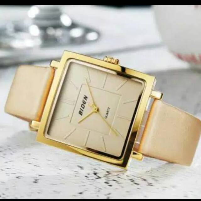 JAM TANGAN WANITA BIDEN 0040 KULIT ORIGINAL