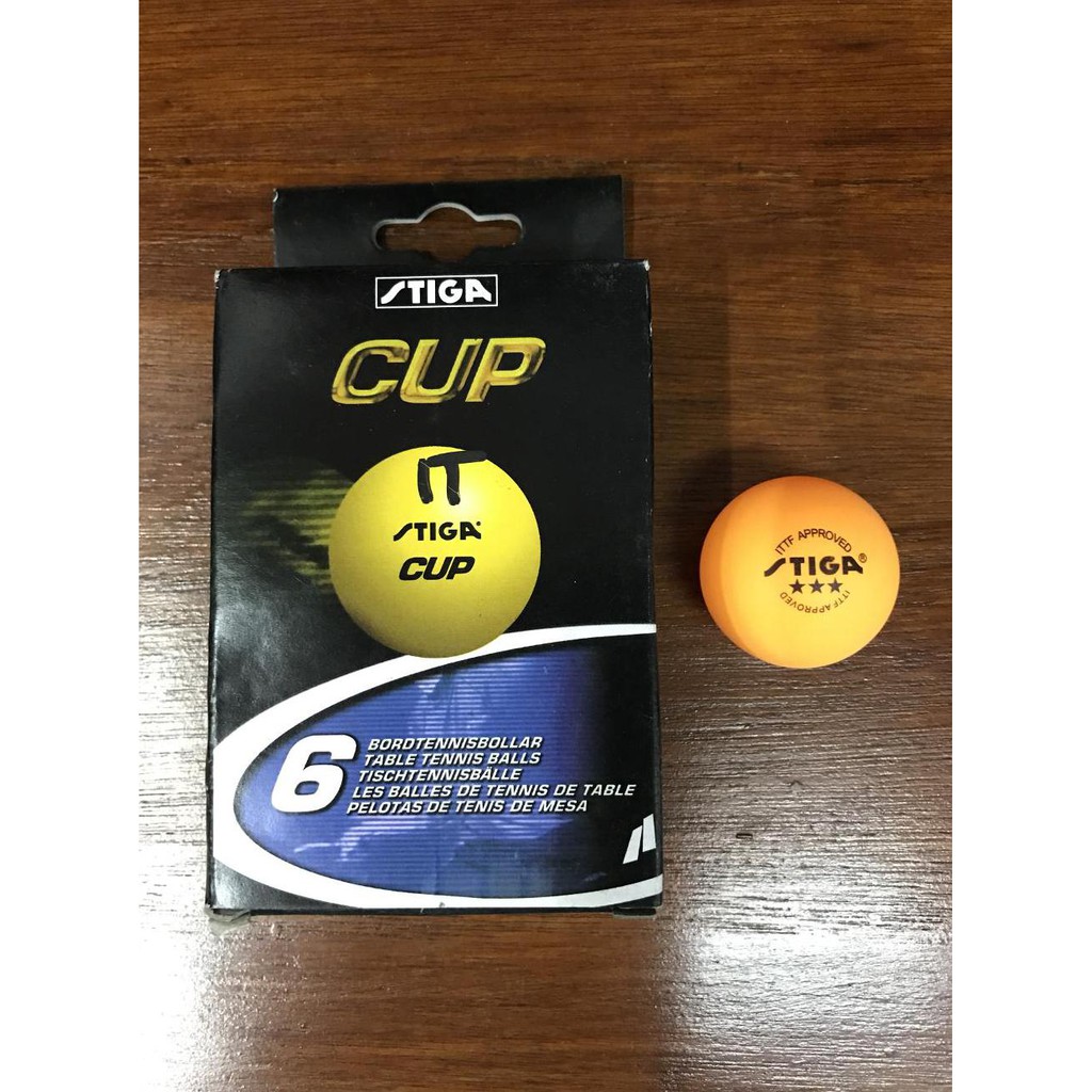 Terlaris 2018 Bola Pingpong Tenis Meja Stiga Cup Isi 6 Pcs Promo