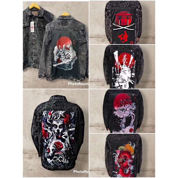 Jaket levis sandwash gambar pria wanita termurah terlaris jaket levis jaket levis bordir jaket levis
