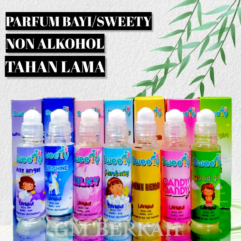 ROLL ON SWEETY ( MINI BEAR ) BABY ANAK BAYI DEWASA PRIA WANITA 6ML FREE BOX BPOM COD