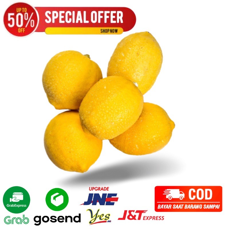 

Buah buahan lemon segar fresh 500 gram Murah Bandung