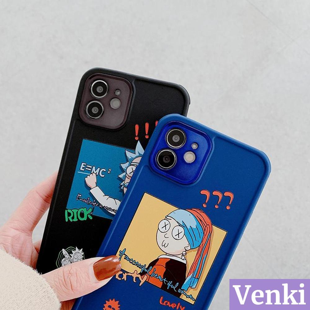 Venki - Soft Case Hp Tahan Goncangan Untuk Iphone 12pro / Max / Se 2020 / 7plus / 8 / Max / Xr / 12pro / Xs / 11 / 8plus