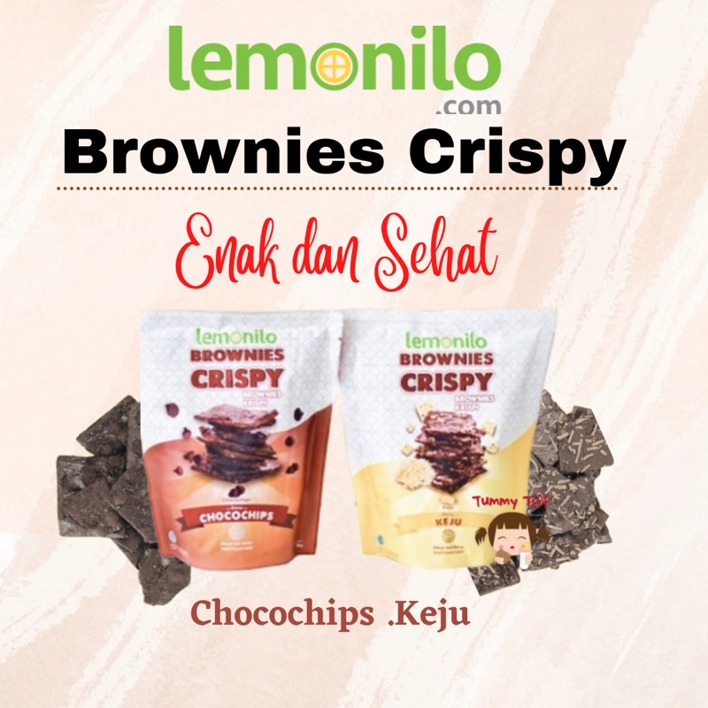 Lemonilo brownies crispy / Lemonilo CHIMI keripik ubi / lemonilo bronis / snack anak