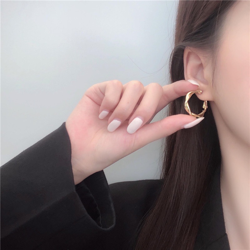 Anting Model twist Gaya retro Korea