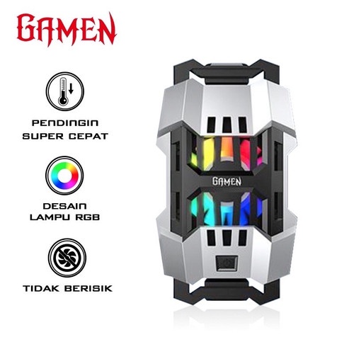 Gamen Siberia Gaming Fan Cooler Cooling Radiator RGB Smartphone HP