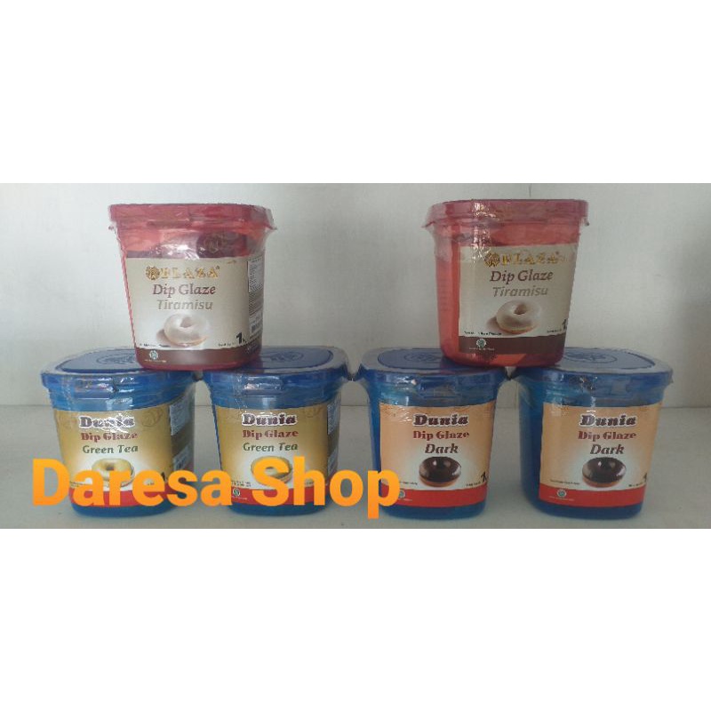 Topping Donat Dip Glaze Dunia 1 kilo rasa Taro