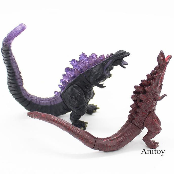 4Pcs / Set Action Figure Model Godzilla Dinosaurus Untuk Koleksi Outletandara