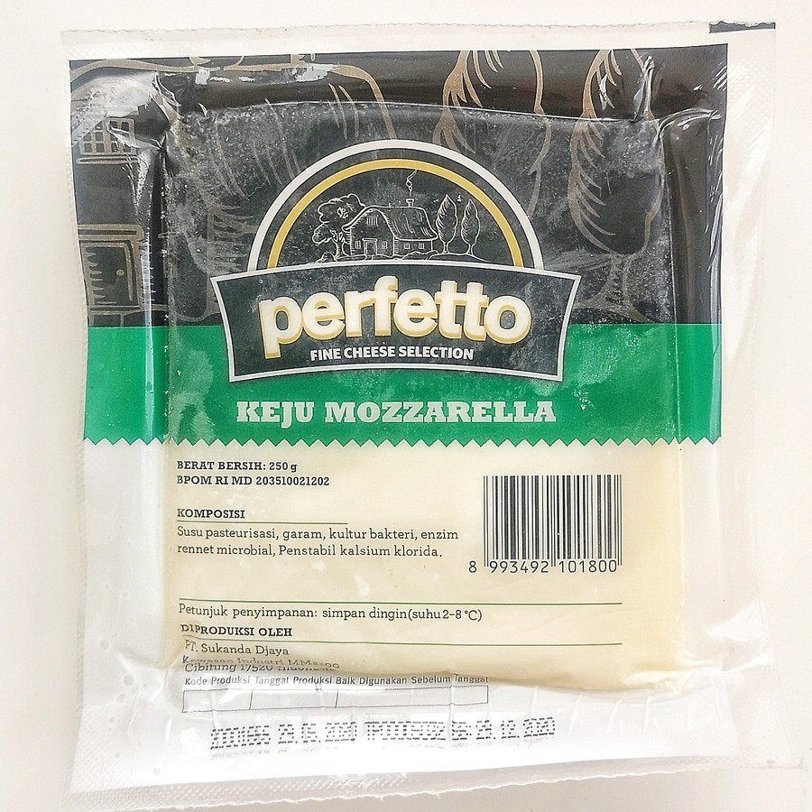 

~TERMURAH ~ Perfetto Keju Mozarella 250gr