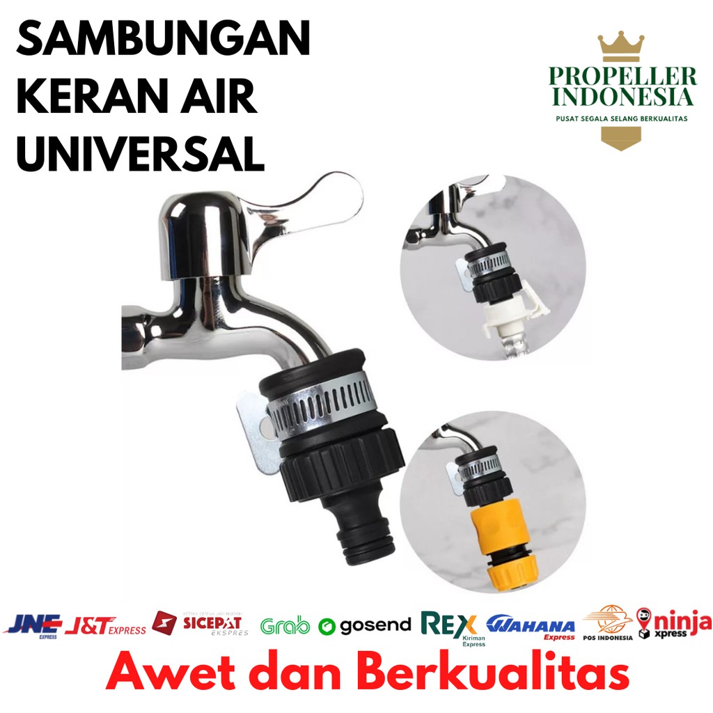 Sambungan Keran Universal Fleksible Tap Konektor Kran Air Universal