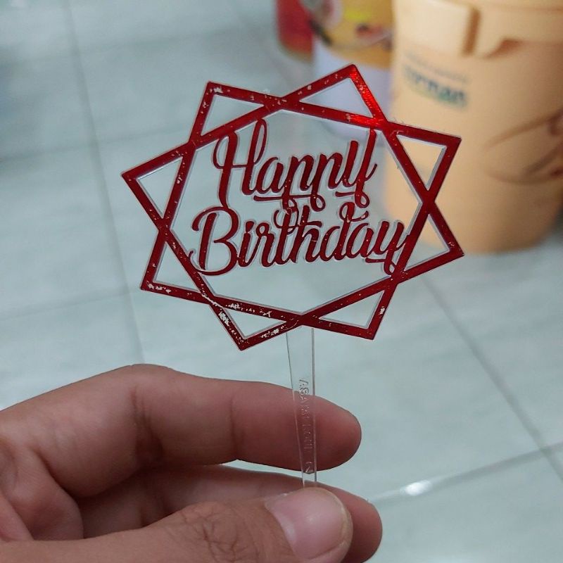 

topper hbd bingkai merah
