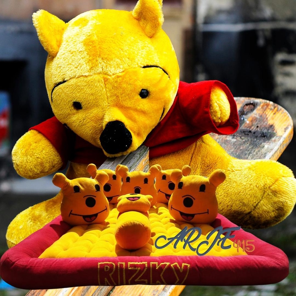 ARJE_SHOP Kasur Gender Karakter PREMIUM 180x140x20 cm Bantal 5 Guling 1