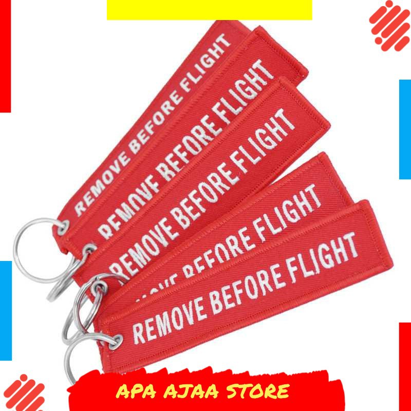 Hot Promo ! Doreen Gantungan Kunci Fashion Tag Remove Before Flight - AE120693