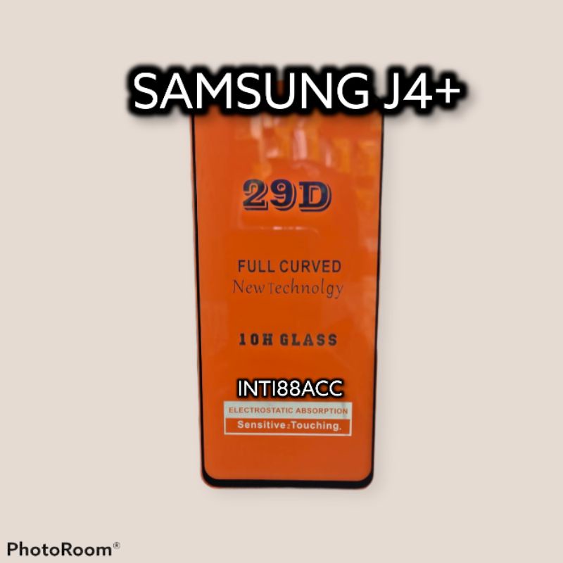 SAMSUNG J4+/J4PLUS / TEMPERED GLASS FULLEM FULL LAYAR + PEKING CHEIL / SAMSUNG J4PLUS /J4+