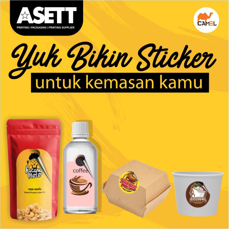 

Cetak Sticker Bontak Camel (Glossy / Doff) + Kiss Cut