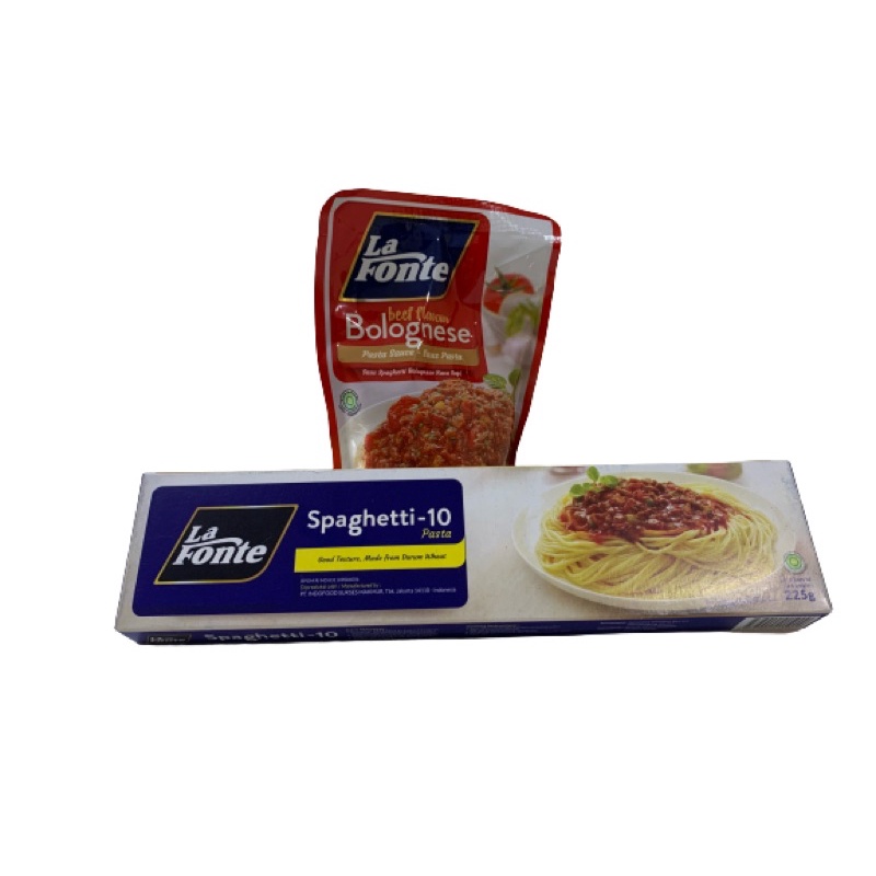 

Paket spaghetti dan saus blognese