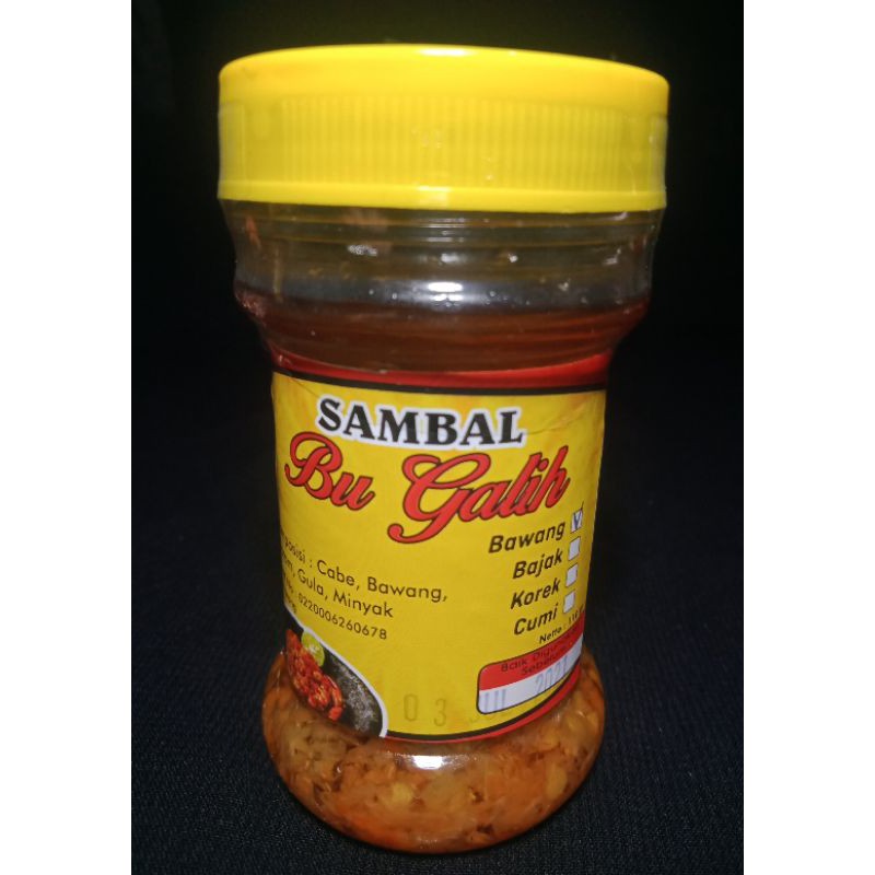 

Sambal bawang bu Galih mantap rasanya