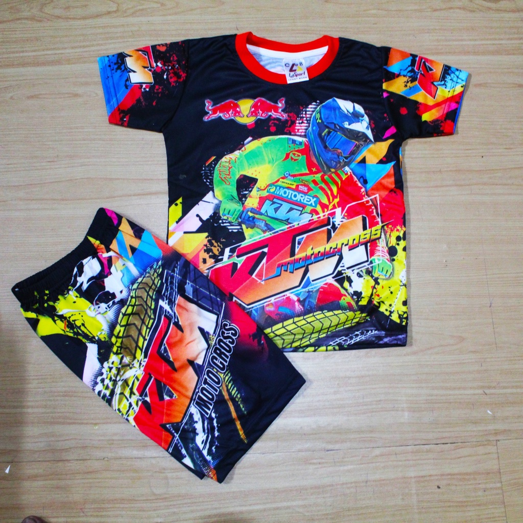 Jersey baju balap anak baju cross murah