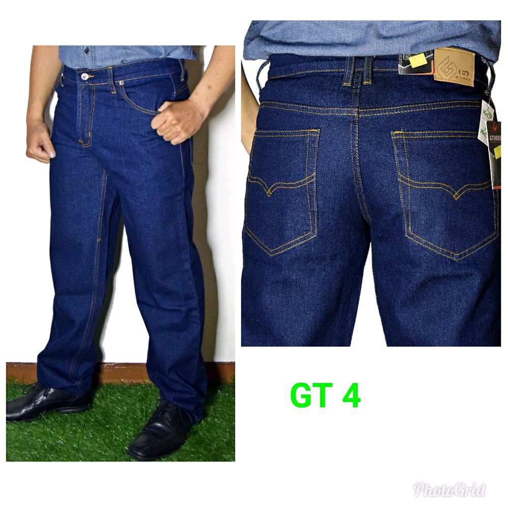 NEW celana casual panjang pria levis bahan soft jeans warna biru Celana Keren