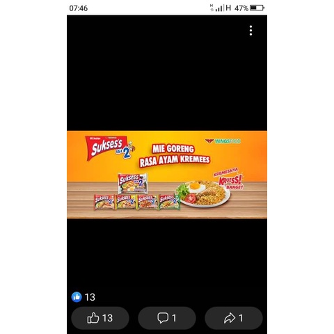 

sukses isi 2 ayam kremes