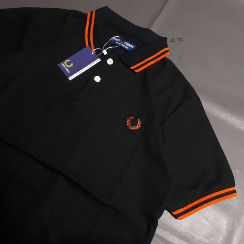 KAOS POLO FRED PERRY HIGH QUALITY CASUAL HYPE FASHION PRIA